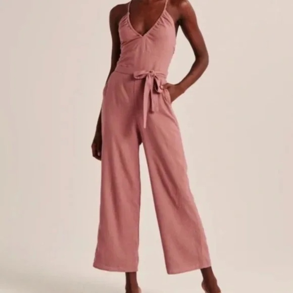 Abercrombie & Fitch Linen Jumpsuit. XXS